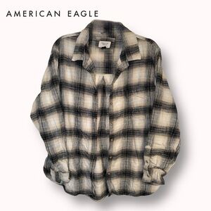 American Eagle plaid flannel